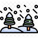 Snow Tree Landscape Icon