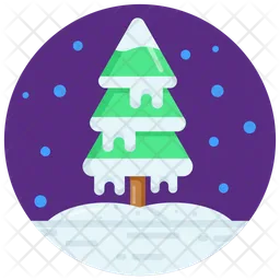 Snow Tree  Icon