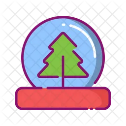 Snow tree globe  Icon