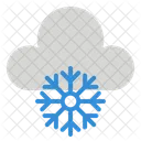 Cloud Snowflake Icon