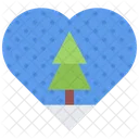 Snow Xmas Tree  Icon