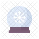 Snowball Snow Globe Crystal Ball Icon