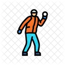 Snowball Fight Winter Icon