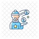 Color Icon Snowball Icon
