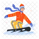 Snowboarden  Symbol