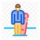 Snowboarder Sportler Urlaub Symbol