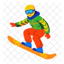 Snowboarding Sport Winter Icon