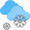 Snow Cloudy Weather Icon