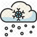 Snowfall Cloud Snowflakes Icon