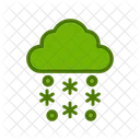 Cloud Rain Forecast Icon