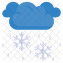 Snowfall Weather Snowflakes Icon