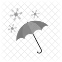 Snowfall Umbrella Snow Icon