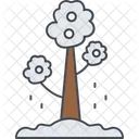 Snowfall Tree  Icon