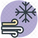 Snowflake Winds Weather Icon
