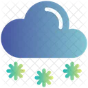 Cloud Snowflake Weather Icon