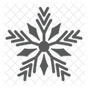 Snowflake Merry Christmas Icon