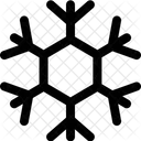 Hexagonal Snowflake Icon