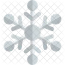 Circle Snowflake Icon