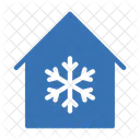 Snowflake House Smart Icon