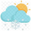 Snowflake Sun Snow Icon
