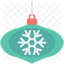 Snowflake Ball Decoration Icon