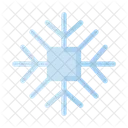 Snowflake Flat Color Icon