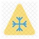 Snowflake Sign Board Icon