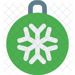 Snowflake Bauble Ball  Icon