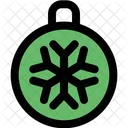 Snowflake Bauble Ball Icon