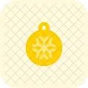 Snowflake Bauble Ball Icon