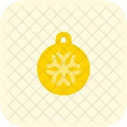 Snowflake Bauble Ball  Icon