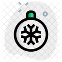 Snowflake Bauble Ball Icon