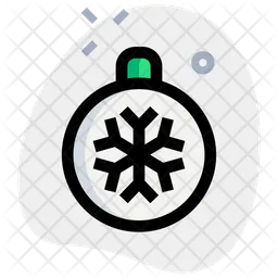 Snowflake Bauble Ball  Icon