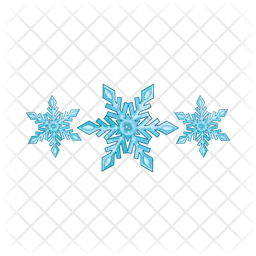 Snowflake blue  Icon