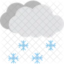 雪の結晶、雲、雪 アイコン