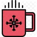 Snowflake Cup Cup Snowflake Icon