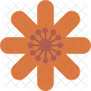 Snowflake Flower Winter Bloom Frosted Petals Icon