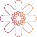 Snowflake Flower Winter Bloom Frosted Petals Icon