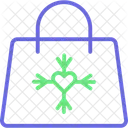 Snowflake Tote Bag Hand Bag Icon