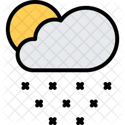 Snowflakes Cloud  Icon