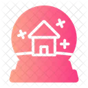 Snowglobe House Holiday Icon
