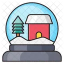Snowglobe Christmas Party Icon