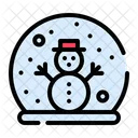 Snowglobe Decoration Christmas Icon