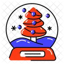 Snowglobe Snowflake Snowflakes Icon