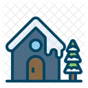 Snowhouse Snowfall Christmas Icon