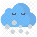 Snowing Snow Cloud Icon