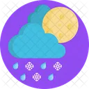 Snowflakes Snow Clouds Icon
