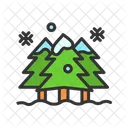 Snowing In Trees  Icon