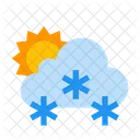 Cloud Forecast Snow Icon