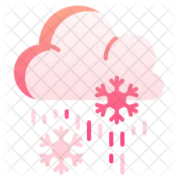 Snowing weather  Icon